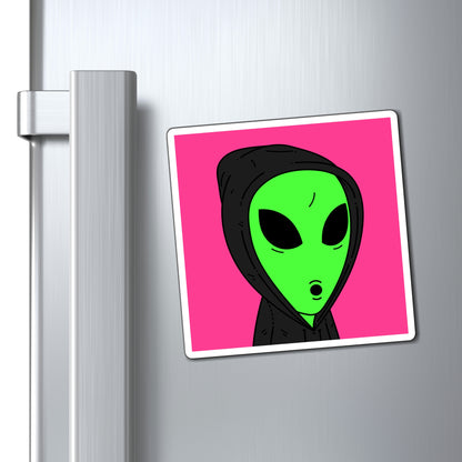 Anonymous Anon Alien Visitor Magnets