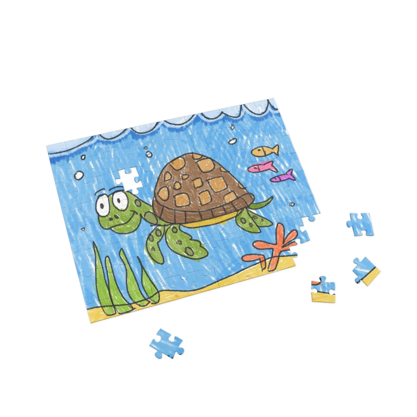 Sea Turtle Beach Sand Ocean Puzzle (96, 252, 500, 1000-Piece)