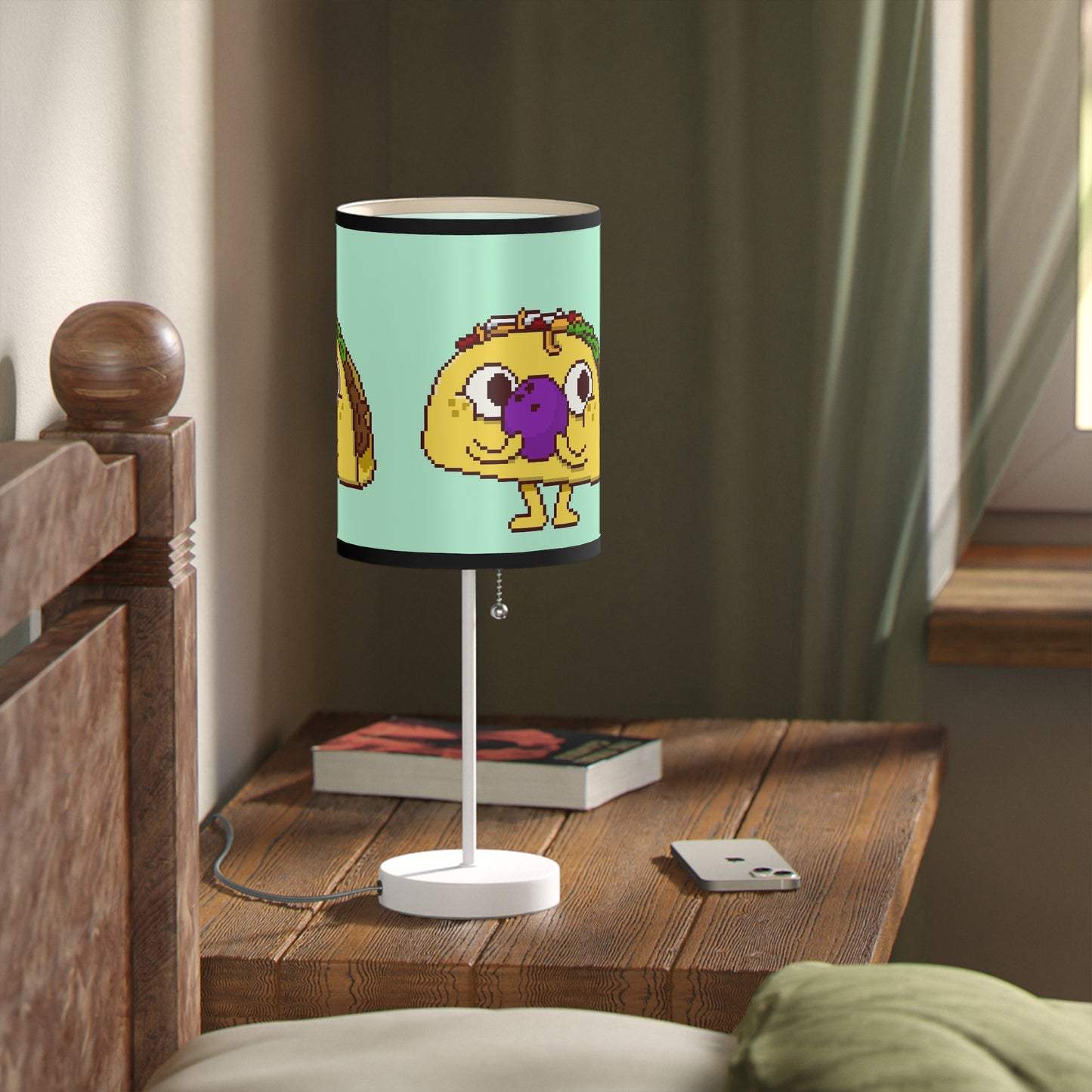 Bowling Ball Strike Taco Lamp on a Stand, US|CA plug