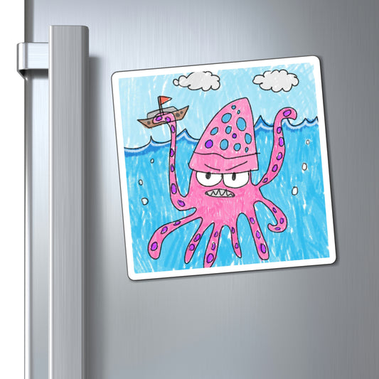 The Kraken Octopus Clean Graphic Magnets