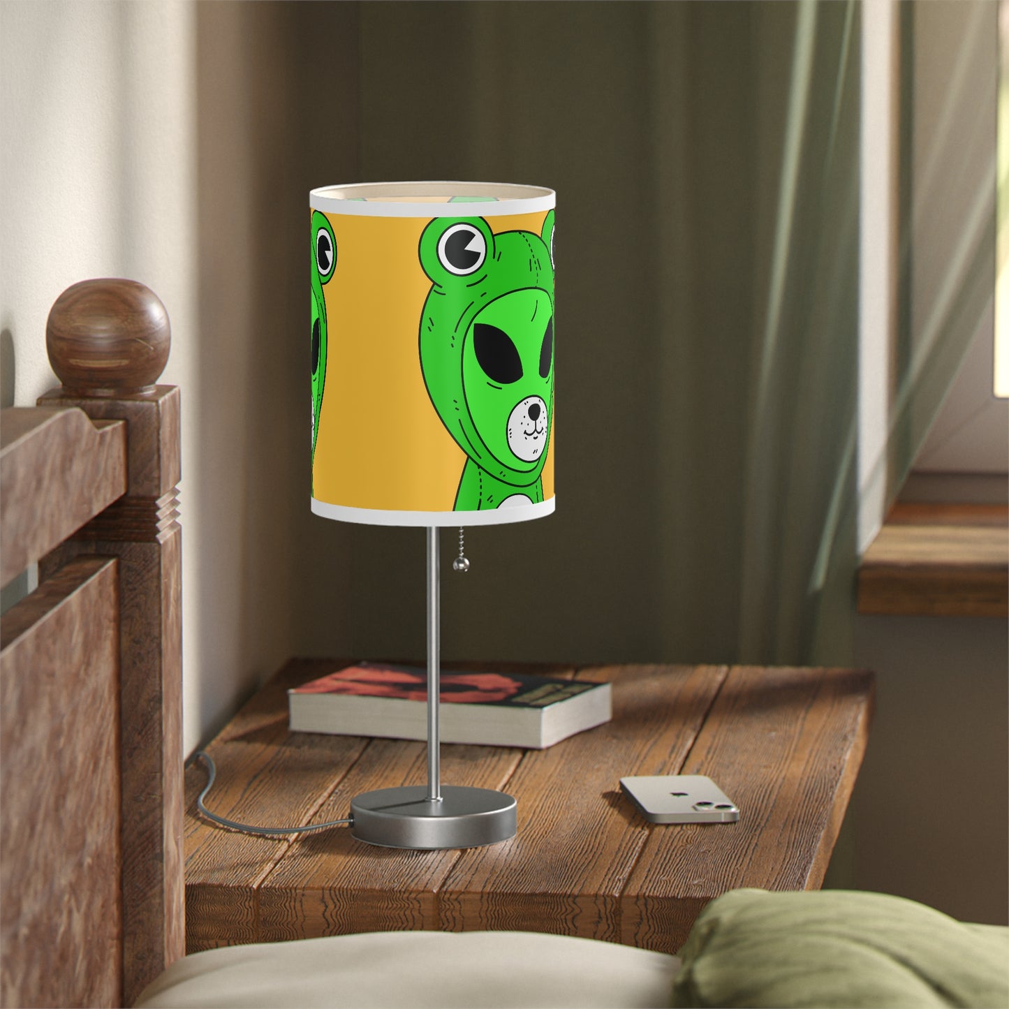 Frog Pepe Alien Visitor Lamp on a Stand, US|CA plug