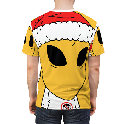 Santa Christmas Winter Holiday Unisex AOP Cut & Sew Tee