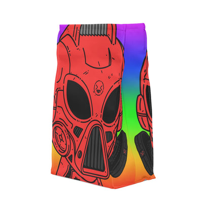 LOL Rainbow Armored Red Future Alien Cyborg Machine Visitor Polyester Lunch Bag