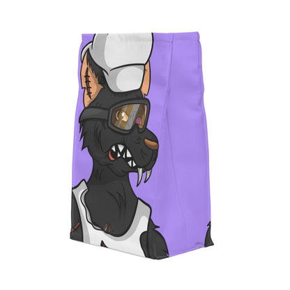Chef Hat Cooking Wolf Muscle Shirt Ski Goggles Black Fur Cyborg Polyester Lunch Bag