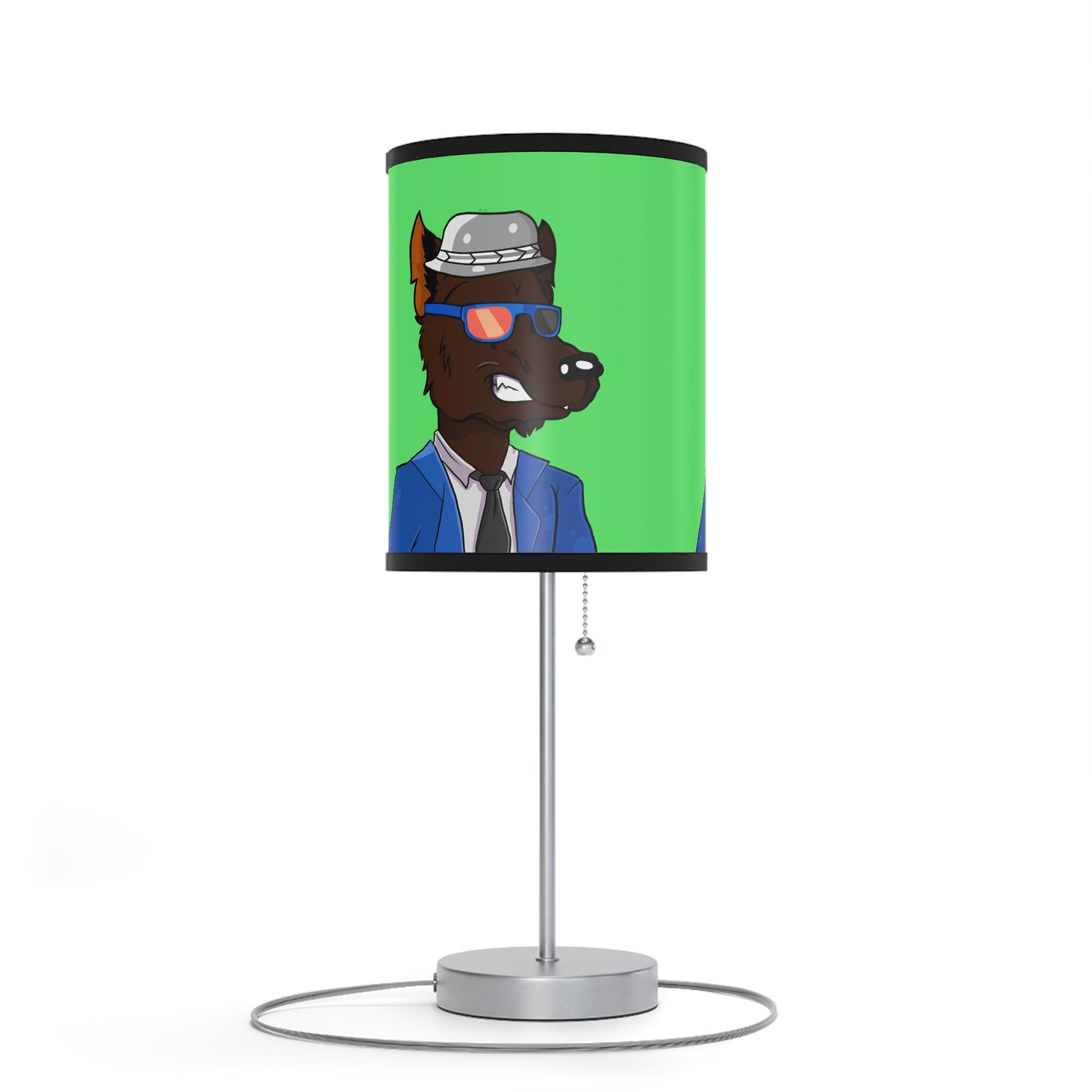 Wolf in Wallstreet Business Werewolve Lamp on a Stand, US|CA plug