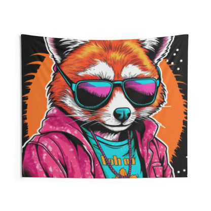 Red Panda Pop Culture Anime Cartoon Graphic Indoor Wall Tapestries