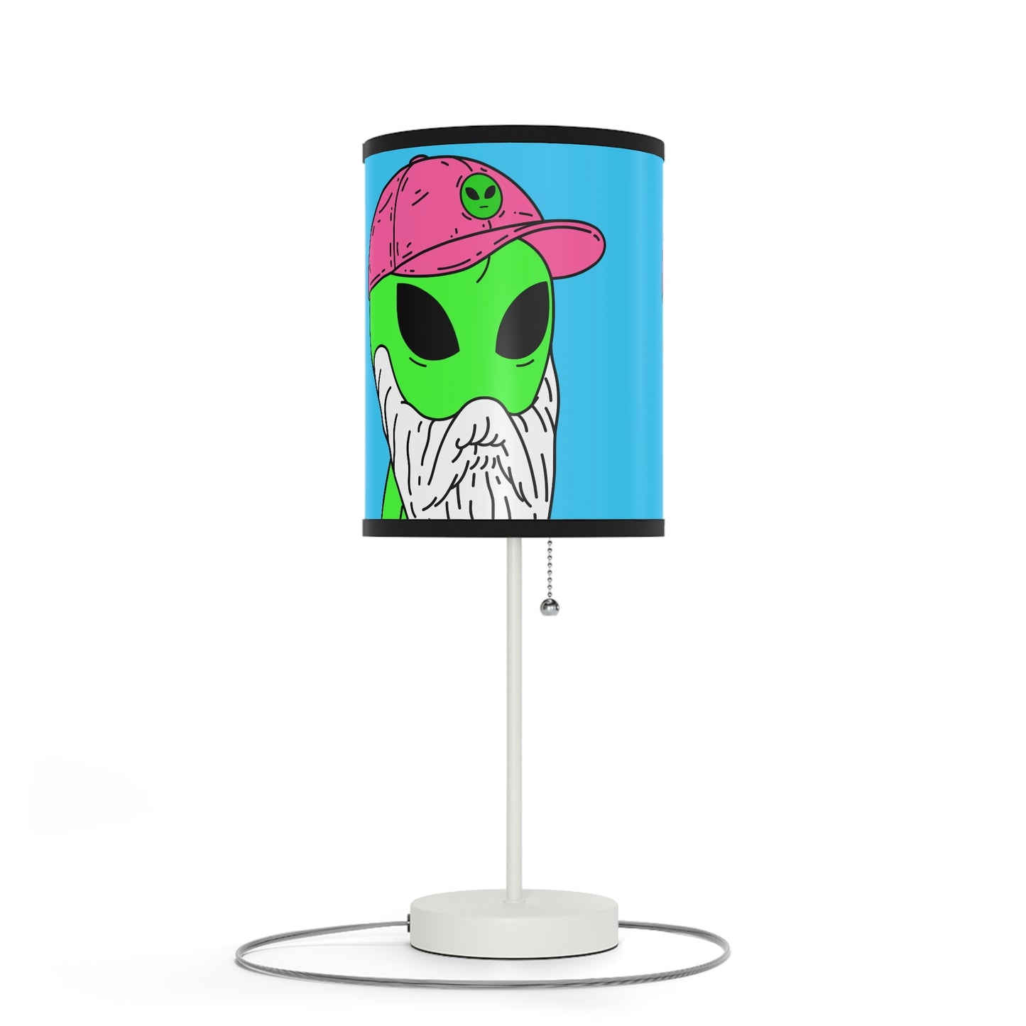 Alien Old Man Wizard Beard Visitor Cartoon Lamp on a Stand, US|CA plug