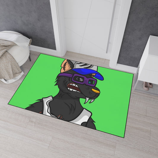 Ratchet Werewolve Cyborg Wolf Heavy Duty Floor Mat