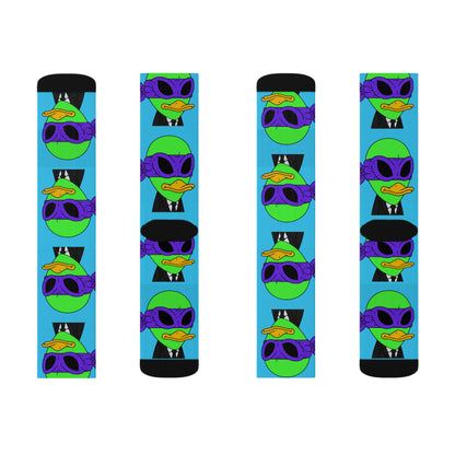 Alien Visitor 751 Sublimation Socks