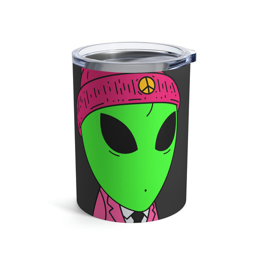 Peace Alien Pink Visi Suit Business Tumbler 10oz