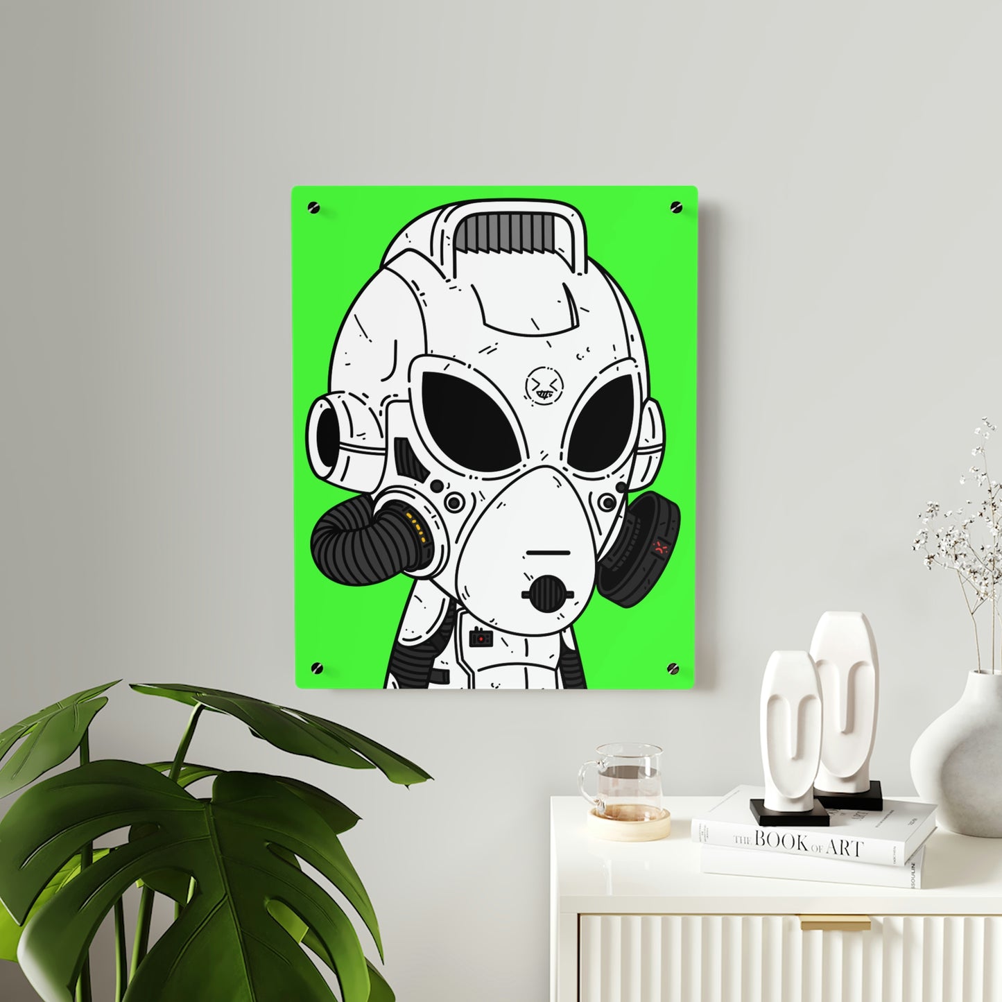 Alien LOL Visitor Acrylic Wall Art Panels