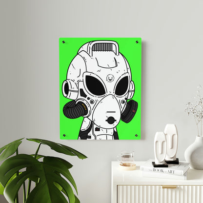 Alien LOL Visitor Acrylic Wall Art Panels