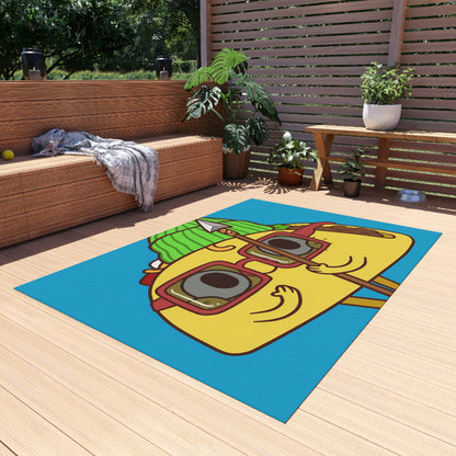 Tribal Taco Outdoor Rug