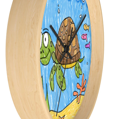 Reloj de pared Sea Turtle Beach Sand Ocean 