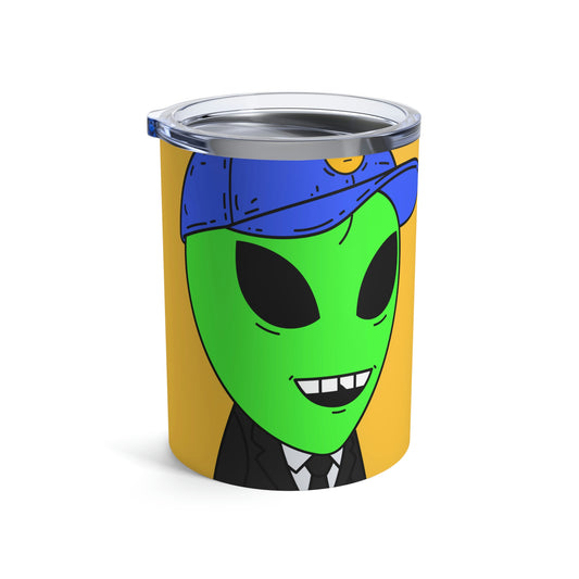 Alien Business Tycoon Visitor Tumbler 10oz