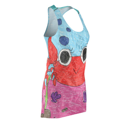 Lobster Crab Graphic Sea Lovers Women's Cut & Sew Racerback Dress