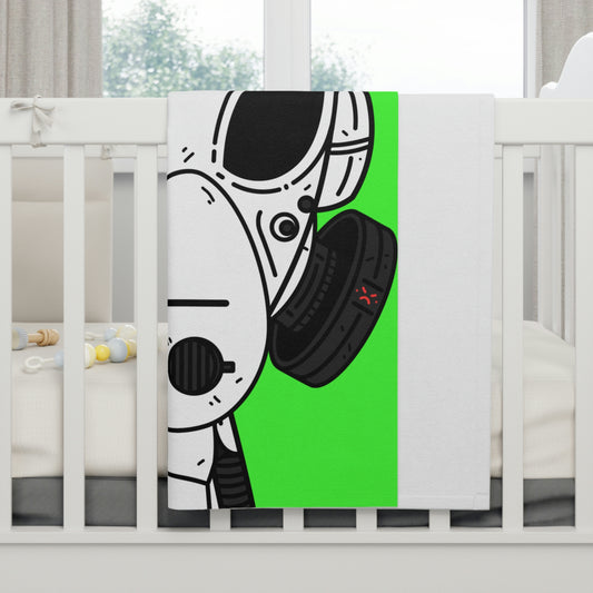 Alien LOL Visitor Soft Fleece Baby Blanket