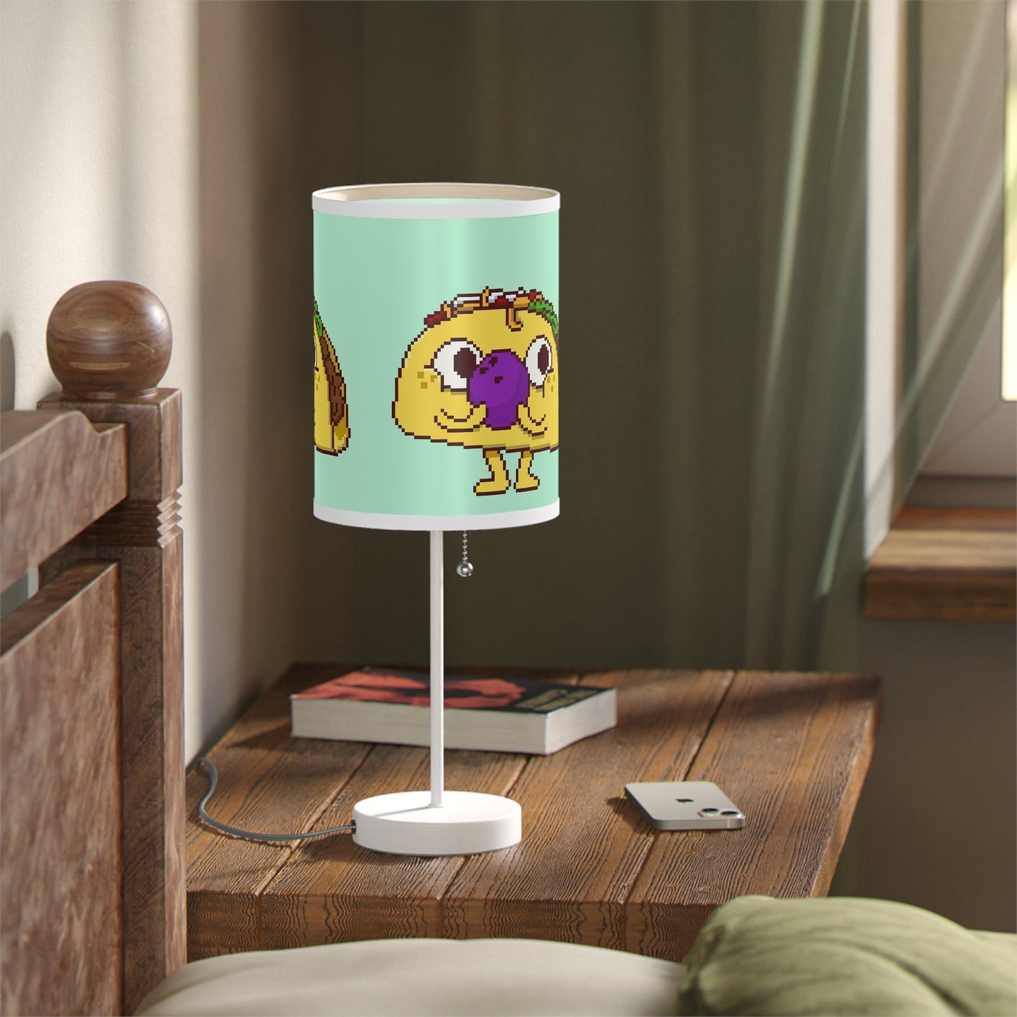 Bowling Ball Strike Taco Lamp on a Stand, US|CA plug