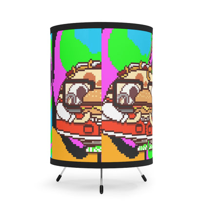 Food Burger Cooked Hungry Taco Tripod Lamp with High-Res Printed Shade, US\CA plug