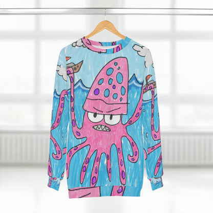 The Kraken Octopus Clean Graphic AOP Unisex Sweatshirt