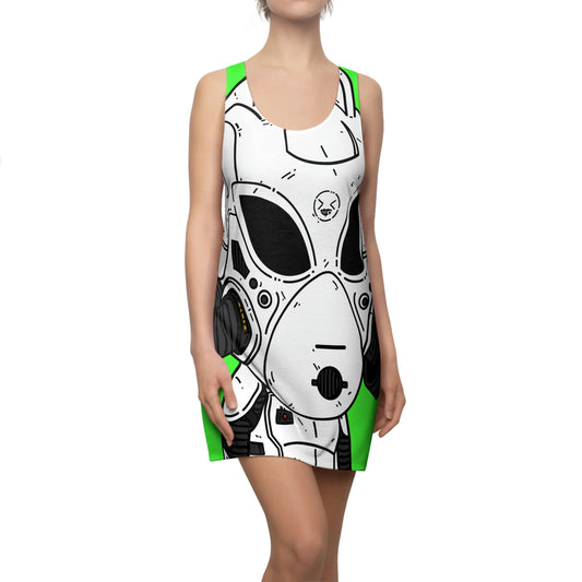 Alien LOL Visitor Women's Cut & Sew Racerback Dress