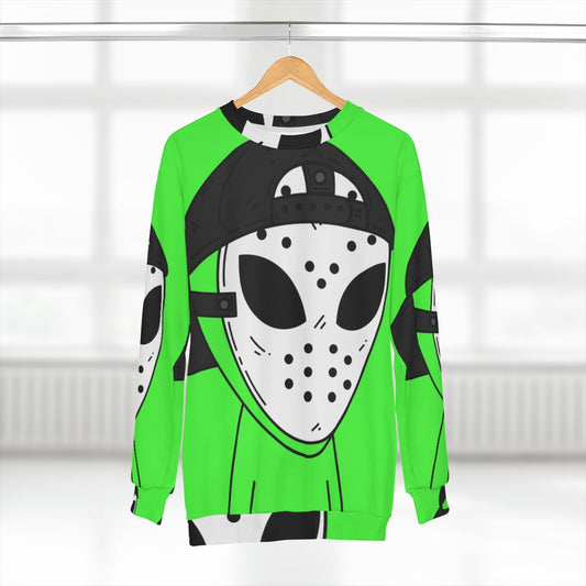 Hockey Mask Goalie Alien Sports Star AOP Unisex Sweatshirt