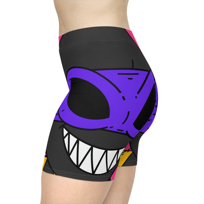 Pantalones cortos moteros para mujer Dark Ninja Warrior Alien Visitor 