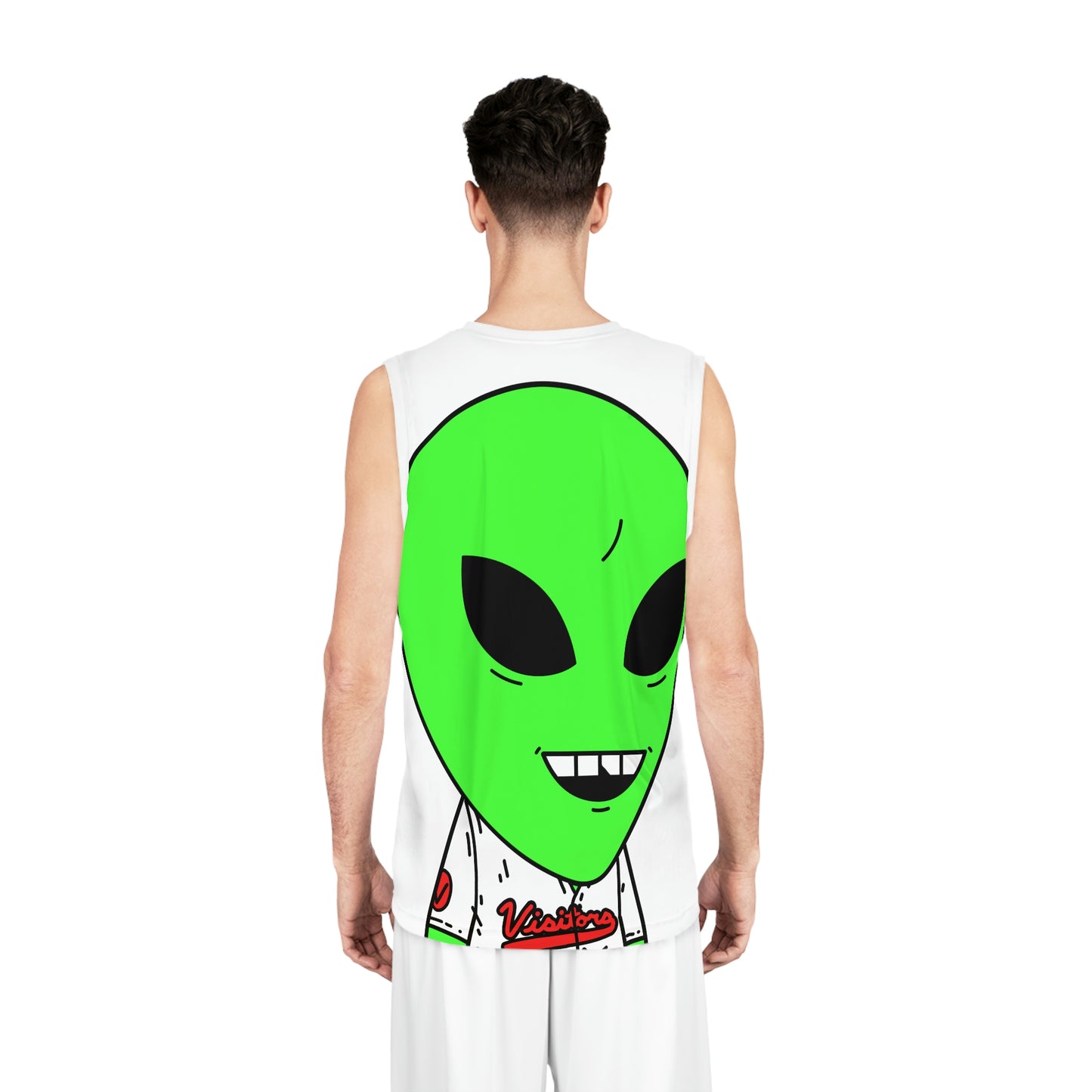 Camiseta deportiva de baloncesto Alien Green (AOP) 