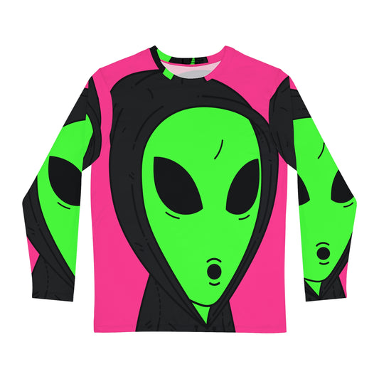 Anonymous Anon Alien Visitor - Camisa AOP de manga larga para hombre