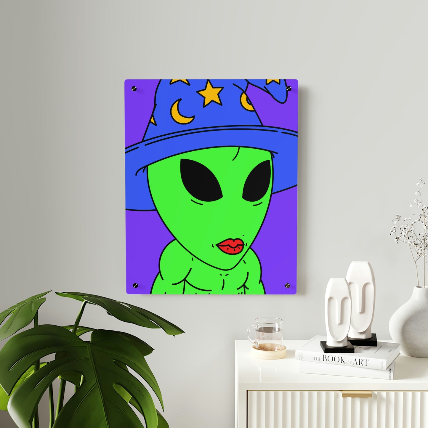 Witch Wizard Magic Alien Acrylic Wall Art Panels