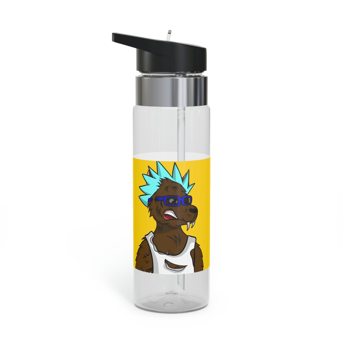 Spiky Blue Hair Cartoon Werewolve Wolf Kensington Tritan™ Sport Bottle, 20oz