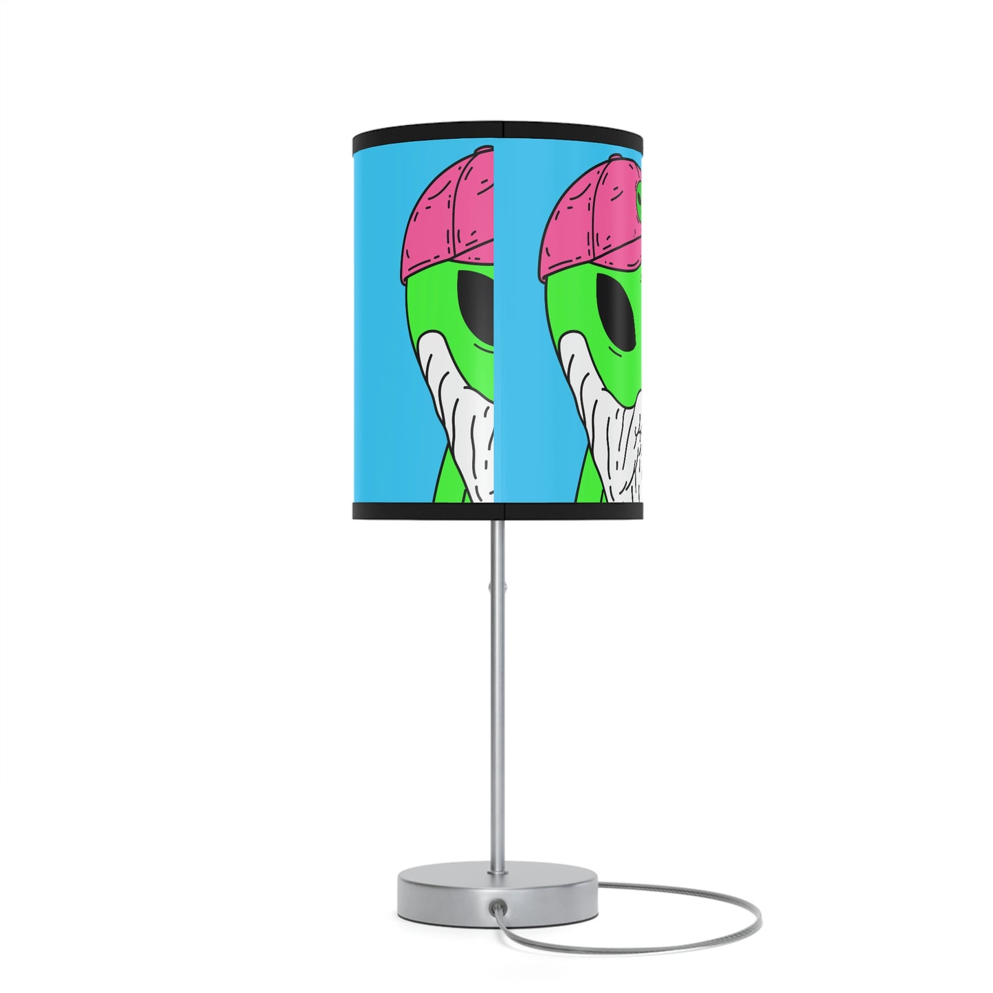 Alien Old Man Wizard Beard Visitor Cartoon Lamp on a Stand, US|CA plug