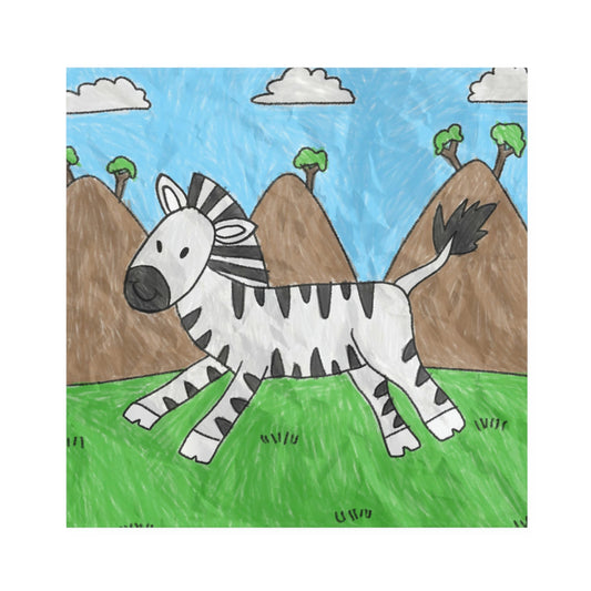 Zebra Graphic Hipster Zebra Animal Napkins