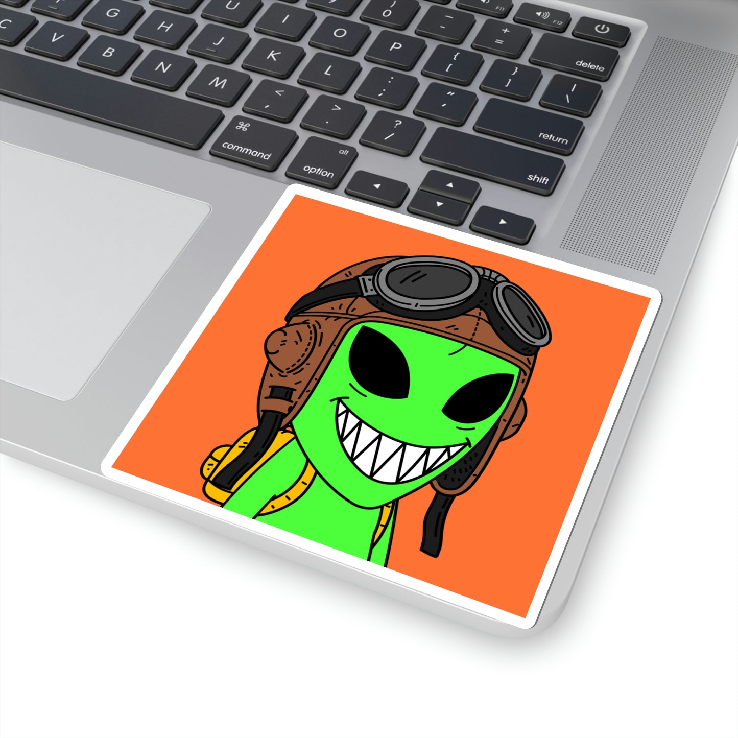 Air Force Aviator Alien Kiss-Cut Stickers