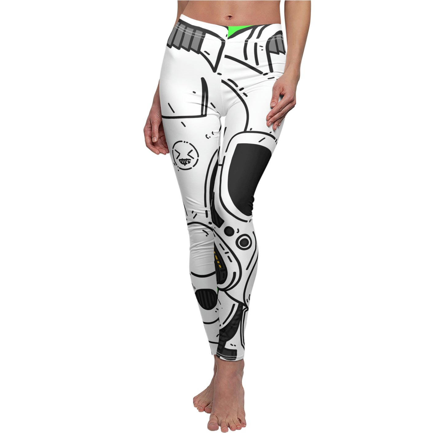 Alien LOL Visitor Women's Cut & Sew Casual Leggings