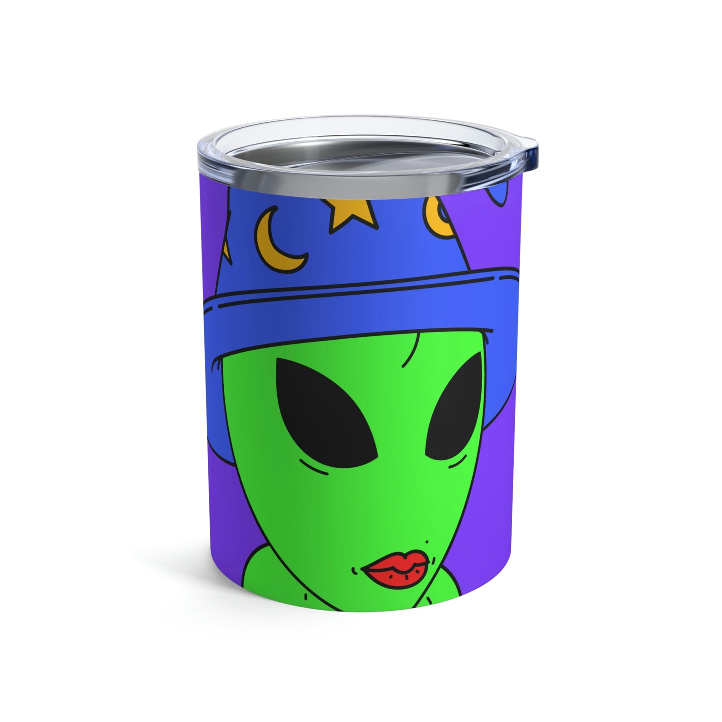 Blue Wizard Hat Alien Muscle Lipstick Green Visitor Tumbler 10oz