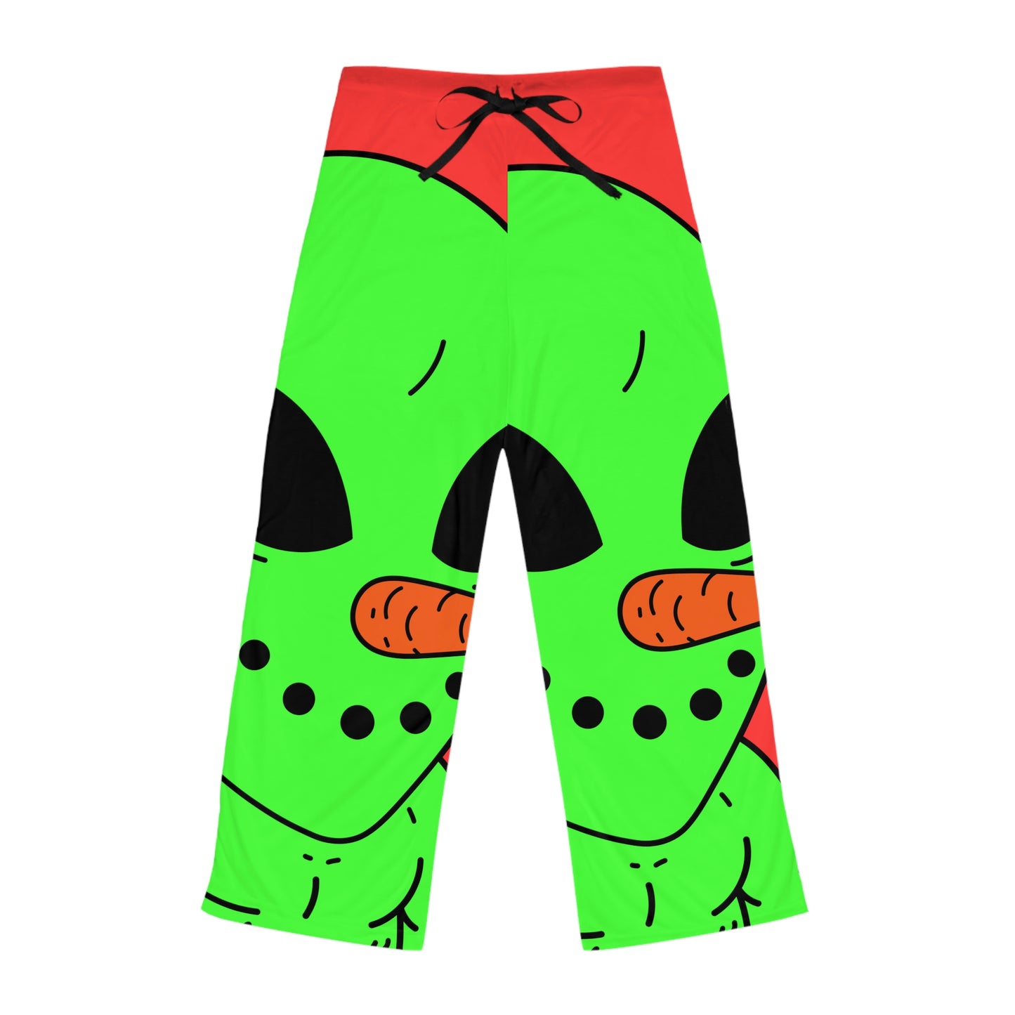 Alien Veggie Visi Vegetable Visitor Women's Pajama Pants (AOP)