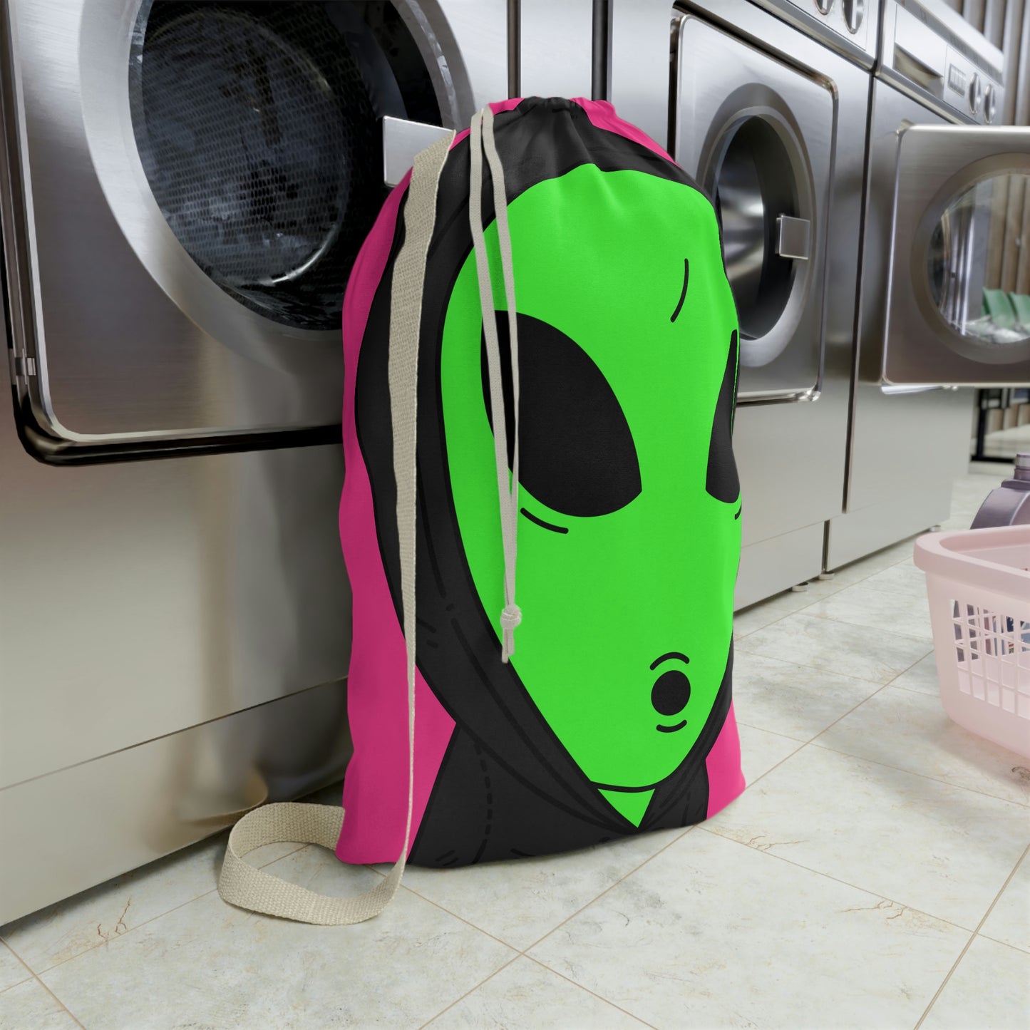 Anonymous Anon Alien Visitor Laundry Bag