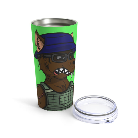 Vaso de lobo Cyborg del ejército militar, 20 oz