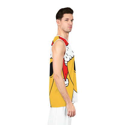 Christmas Alien Santa Basketball Jersey