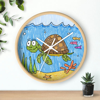 Reloj de pared Sea Turtle Beach Sand Ocean 