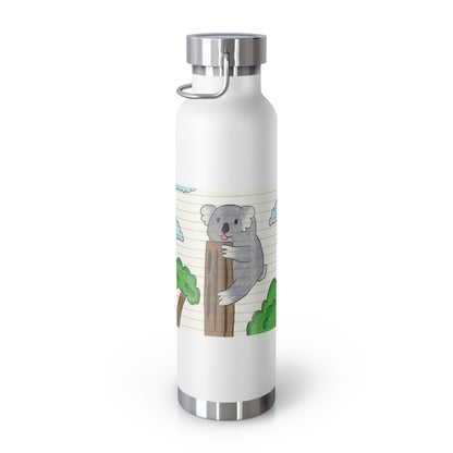 Koala Bear Animal Tree Climber Copper Vacuum Insulated Bottle, 22oz