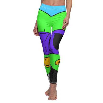 Visitor 751 Alien Women's Cut & Sew Casual Leggings