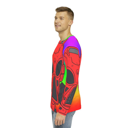 Peace Pride Visitor Alien Men's Long Sleeve AOP Shirt