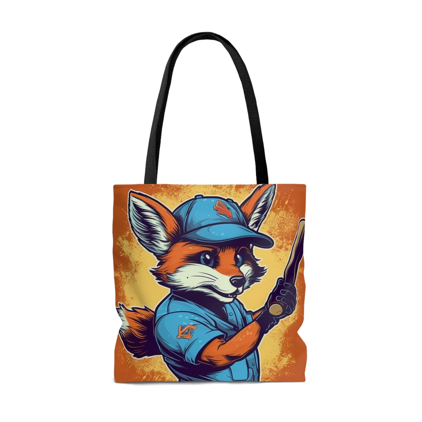 Bolsa de asas con gráfico atlético del jugador deportivo de béisbol Fox (AOP) 