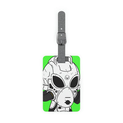 Alien LOL Visitor Saffiano Polyester Luggage Tag, Rectangle