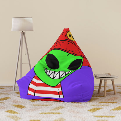 Alien Character Cartoon Big Smile Bean Bag Chair Cover