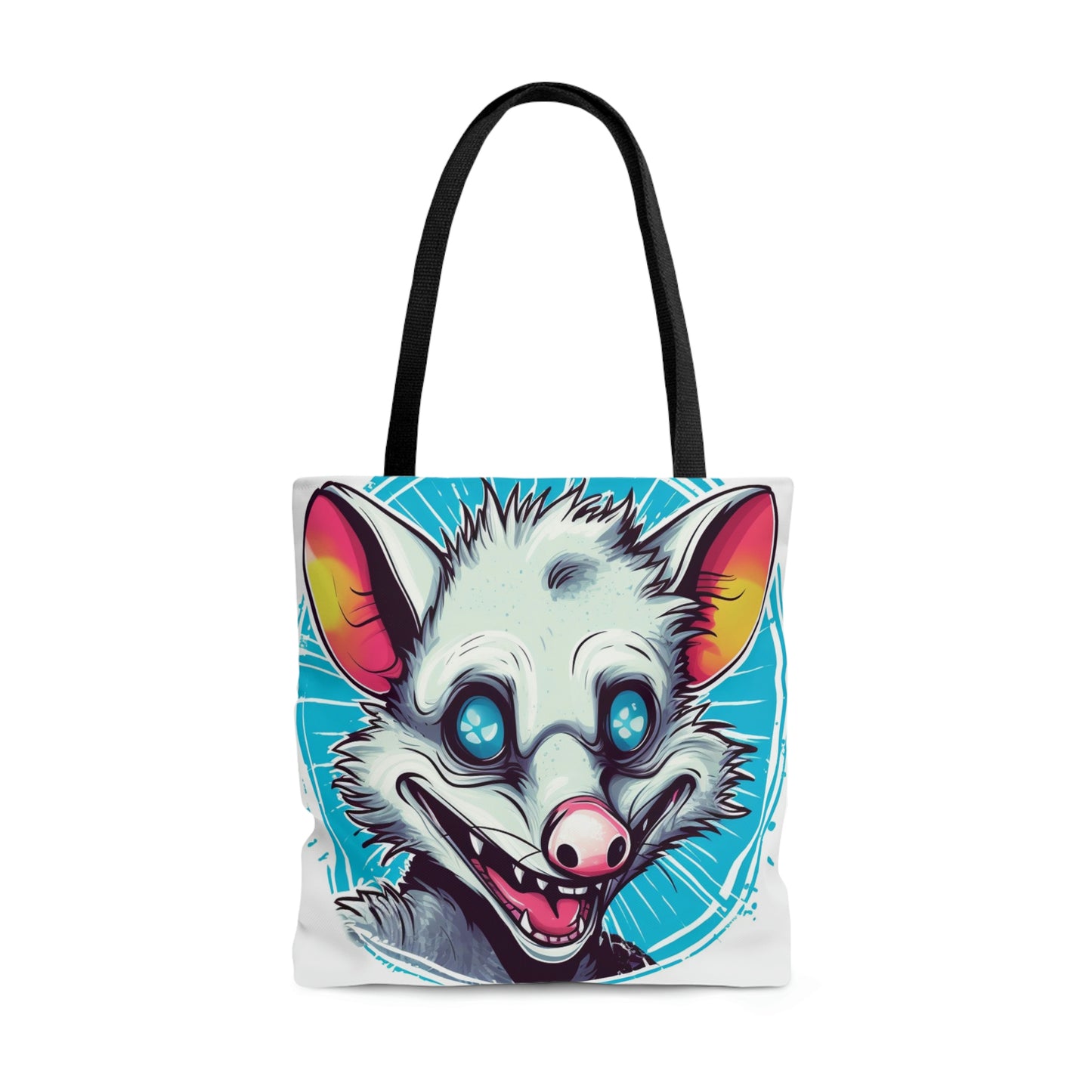 Delightful Opossum Summer Animation Tote Bag (AOP)