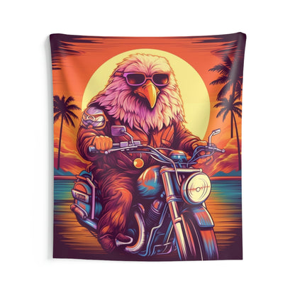 Classic American Motorcycle Ride Biker USA Style Indoor Wall Tapestries