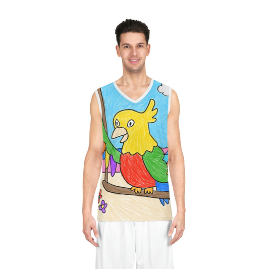 Animal Lover Parrot Perfect Gift for Parrot Owners Basketball Jersey (AOP)